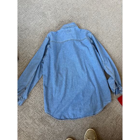 Levi’s red tab vintage 90’s denim shirt Mens size L - Picture 2 of 7